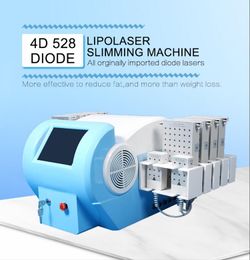 160 MW SLEFMING 12 VADS 4 Golflengte 635 nm 660nm 810nm 980 NM DIODE LIPOLASER BODY SLIMMING MACHINE LASER LASLYSE GEWICHTLOSSEN Cellulitis Removal Apparatuur