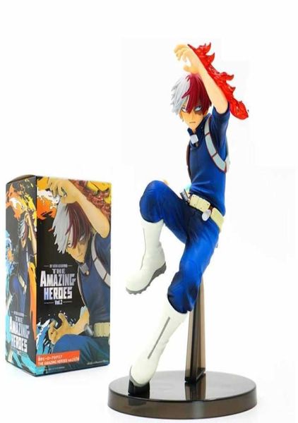 1619 CM My Hero Academia Figure Japon Anime Figurine Midoriya Izuku Deku Bakugou Katsuki Todoroki Figurines Pvc Modèle Jouets H06358227