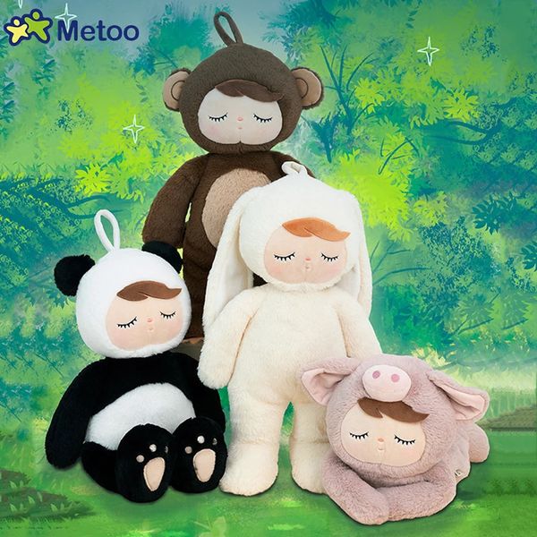 165 pulgadas muñeca suave juguetes de peluche dibujos animados peluche conejo cerdo mono panda oso animal bebé niño para niños niñas marionetas 231229