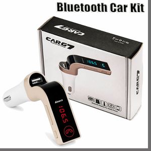 168 4 in 1 G7 Auto Draadloze Bluetooth MP3 FM Zender Design Modulator 2.1A Auto Charger Wireless Kit Ondersteuning Handsfree Micro SD TF