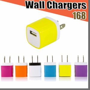 168D 5V/1A Travel Power Adapter Home Wall Charger Laadplug voor Samsung Huawei Moto Nokia Mobiele telefoon Universele oplader