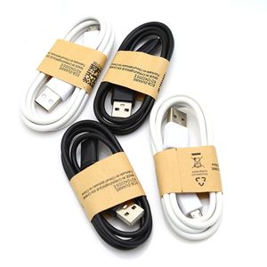 168D Kabels van hoge kwaliteit S4 kabel Micro V8 kabel 1m 3ft Micro V8 5PIN USB -gegevens Synchronisatieladerkabel voor Samsung S3 S4 S5 S6 HTC LG Huawei Smartphone
