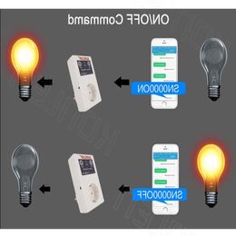 FreeShipping16A GSM Toma de corriente Control remoto Interruptor de encendido Sensor de temperatura Controlador de relé de hogar inteligente Aplicación SMS Puerta de garaje Puerta O Nmgb