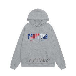 16af Hoodies Men's Sweatshirts High Street Trend Trapstar Blue Red White Sweel Brodery Sweat à sweat en peluche pour hommes et femmes V0V6 V0V6