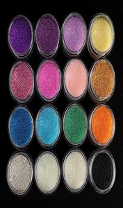 16boxen kleurrijke kaviaar kralen nagel strass kleine kristal ab glazen ballen voor kunstdecoraties acryl gel manicure benodigdheden5621245