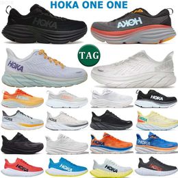 16Classic Clifton 9 Hoka One Hokas zapatos para mujer Bondi 8 calzado deportivo zapatos de diseñador Zapatos para correr Zapatillas de deporte Absorbing Road Moda para hombre Top Mujer Hombre Tamaño 36-45