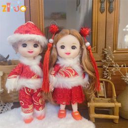 16cm BJD Doll 1/8 Chinese Style Doll Kawaii Doll Princess Dobt Up Doll for Girls Birthday Christmas New Ye Gift's Toy's Toy BJD 231225