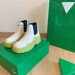 16cm laarzen b Venetas Designer Botega Family Boot Botteega Nieuwe hoge versie paar grote dikke zolen schoorsteen groene buis 10cm 22cm 2 MYBR