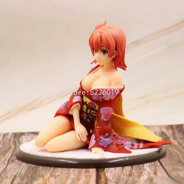 16cm mon adolescent comédie romantique snafu 2 anime figure sexy yui yuigahama kimono figure sexy yukino yukinoshita yukata action figure x0526