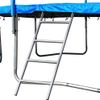 Trampolines de 16 pieds pour enfants avec filet de boîtier de sécurité, échelle et 12 poteaux de sécurité, rembourrage de la couverture à ressort, cerceau de basket-ball US Stock2197