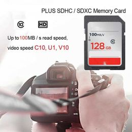 16GB 32GB 64GB 128GB 256GB C10 80mbps UHS-I SD 80MBs Tarjeta de memoria SD grande para videocámaras con cámara fotográfica en paquete minorista