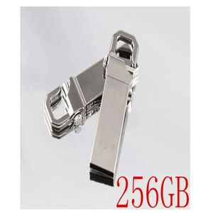 16GB / 32GB / 64GB / 128GB / 256GB V250W Creative Metal Look Hooke USB Flash Drive / Capacité effective Pendrive / Bonne qualité USB 2.0 Stick Stick