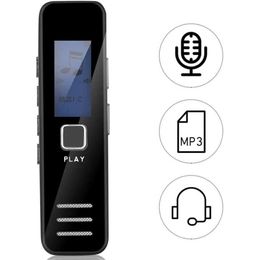16GB Digitale Voice Recorder Audio Tape Recorder Voice Activated Recorder Playback Lectures Meetings Interviews Portable opnameapparaat, Muziek MP3 -speler PQ139