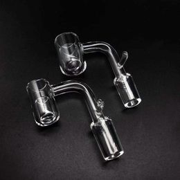 16mm 20mm Quartz Enail Banger Nail met Verwijderbare Quartz Insert 10mm 14mm 18mm Mannelijke Vrouwelijke Quartz Banger Nails voor Water Bongs Rigs Pipes