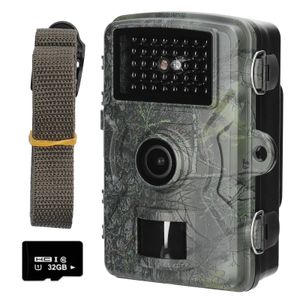 16MP 1080P Portable caméra de suivi des sentiers de chasse en plein air caméra de surveillance d'observation des animaux Po prise vidéo IP66 étanche 240126