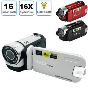 16MP HD digitale camera 1080p Volledige videocamcorder 270 graden rotatiescherm 16x Night Vision Zoom Shooting Cam 240407