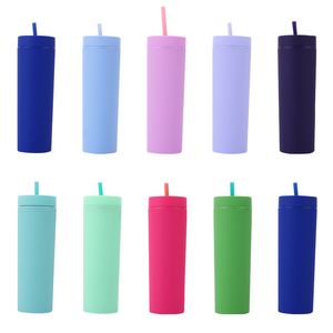 Tasse de consommation réutilisable de 16 oz de couleur pastel