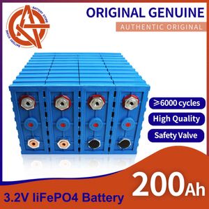 16 batteries Lifepo4 200AH 190AH, rechargeables, Lithium fer Phosphate, cellule solaire 12V 24V 48V, pour voiturette de Golf EV RV