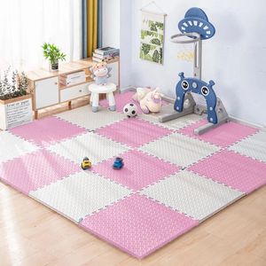 16 stks EVA Foam Tapijt Vloermat Voor Kinderen Dikke Baby Spelen Tapijt Puzzel Matten Kamer Activiteiten Montage 30x30c 240223