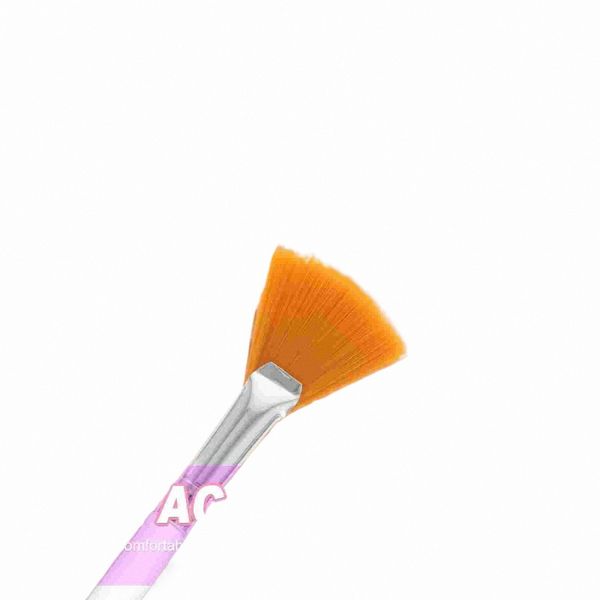 16pcs visage plat boue brosse éventail forme applicateur outils de maquillage mixte u55I #