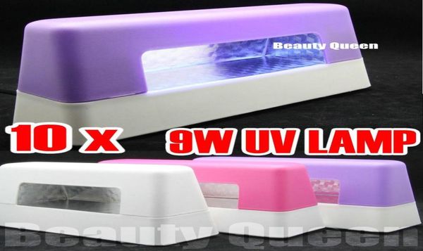 16pcs/lote 9W Lámpara de curado UV Lámpara UV Luz para gel UV UV* envío gratis7944060