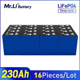 16pcs nouvelle cellule Lifepo4 3.2V 230AH à cycle profond 12V 24V 36V 48V Grade A bricolage batterie rechargeable avec barres omnibus EU US Tax Free