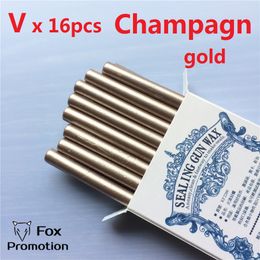 16pcs / pack Mini de haute qualité scellant de cire de cire de cire de joint rétro tampon de cire vintage Sellado Sax Palillo Sello de la Cera de Sellos