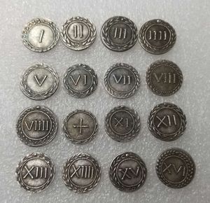 16 -stc per lot oude Griekse munten kopieer verzilverde metalen ambachten speciale geschenken