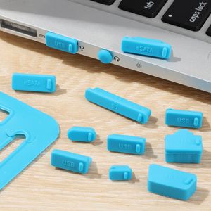 Portplugs 16pcs USB C Pringle de poussière Ensemble pour Universal ordinateur portable Silicone Anti Dust Plug Capier Stopper Accessoires