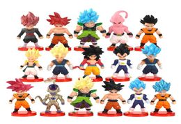 16 pcslot figurines de Base rouge Anime PVC figurine à collectionner modèle jouet dessin animé Brinquedos X05039410267