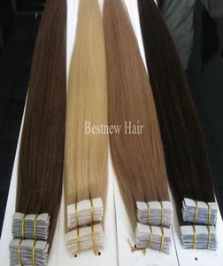 16quot 18quot 20quot 22quot 24quot 100g 40st INDIAN REMY Haar PU Tape In Haarlijm Huidinslag Haarverlenging Elke kleur i4451676