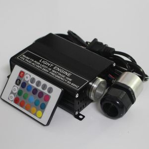 Pilote de moteur de plafonniers en étoile à Fiber optique LED 16W RGB + télécommande IR 24 touches