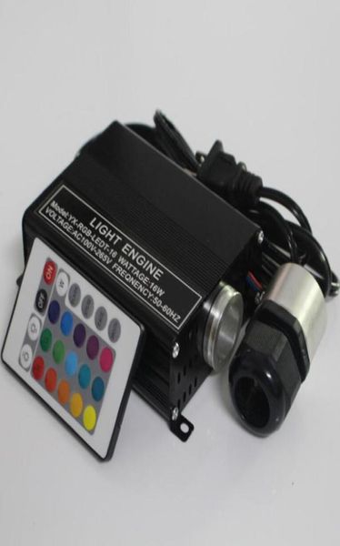 16W RGB LED estrella de fibra óptica luces de techo controlador de motor 24 teclas IR remoto 3645739