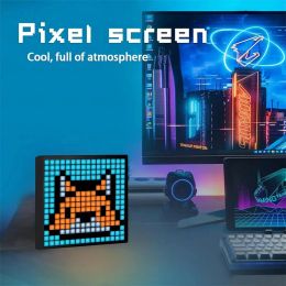 16x16 Smart LED Matrix Pixel Display App Control Programmeerbaar DIY Text Animation Fotoframe Pixel Art Home Decor Game Room