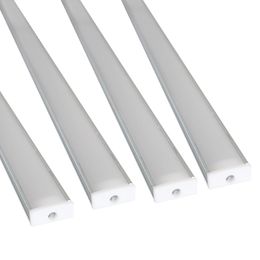 16x16 mm LED -aluminiumkanaalsysteem met afdek V -vorm, LED -striplichtdiffuserspoor met witte eindkappen en montageclipsaccessoires, aluminium profiel crestech