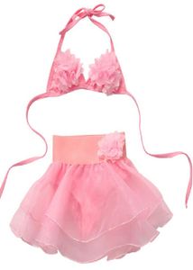 16y Baby Baby Girl Summer Sweet Pink Floral Bikini Floral Bikini