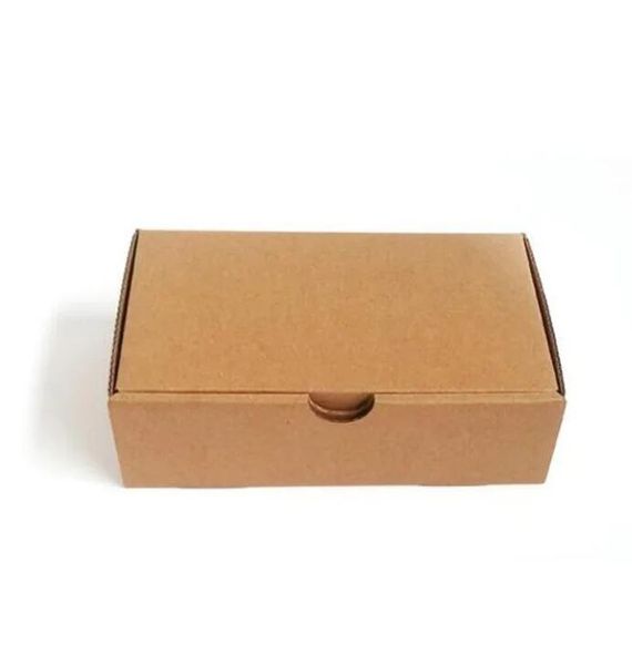 17*10*5cm Kraft Paper Corrugated Gift Boxe Mailer Caja de envío de cartón Corrugado Paquete de regalos de boda de la fiesta de Navidad suministros de decoración de la fiesta de Navidad