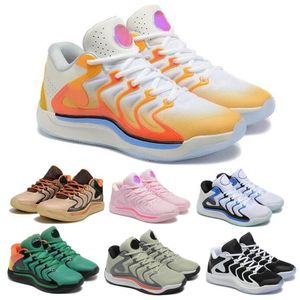 17 17s kds basketbalschoenen voor mannen plus penny zonsopgang bink tante Pearl Metro Boomin Signature 2024 Black Mens Trainer Sneakers maat 5 - 12