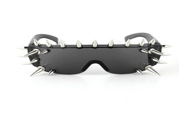 17 21 25 pièces Rivet Sunglasses Femme Designer Steampunk Goggles Gothic Hip Hop Punk Party Men Eyewear Your Style4458067