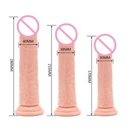 17-28 cm grote dildo voor vrouwen anaal vlees lul grote nep penis vrouw sexy speelgoed riem op met privépakket