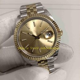 17 kleur real po super vs fabriek cal 3235 automatisch horloge heren 41 mm 126333 904L staal geel goud champagne wijzerplaat 126334 300E