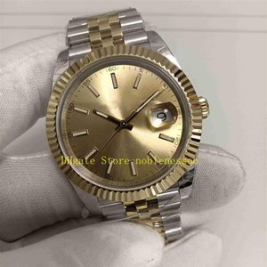 17 kleur real po super vs fabriek cal 3235 automatisch horloge heren 41 mm 126333 904L staal geel goud champagne wijzerplaat 126334 320Q