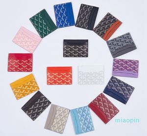 17 couleurs porte-cartes de mode femmes hommes sacs à main avec boîte sac à main design double face cartes de crédit pièce de monnaie mini portefeuilles