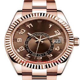 17 couleurs Top Selling Quality Montres Nouvelle version Sky 42mm Cadran Champagne 326934 326938 326935 326939 Automatique 2813 Mécanique 18K2320