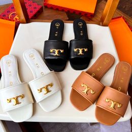 17 couleurs Womans Classic Platform Sandals Designer en cuir Double Tazz Slipper Dhgate Flat Slide Factory Mandons Chaussures History Slippers Sandale Flip Flips