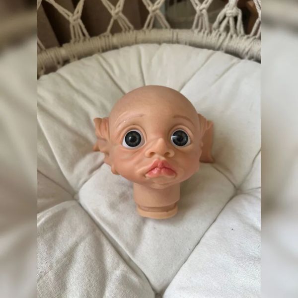 17 pulgadas pintada de muñeca elfado recién nacido bebé tinky hábil realista de la mano detallada kit de muñecas de arte detallado