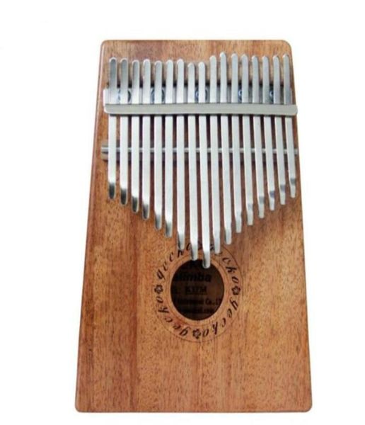 17 teclas K17M Kalimba 17 Piano de pulgar africano teclado de percusión de dedo instrumentos musicales niños Marimba Wood6040605
