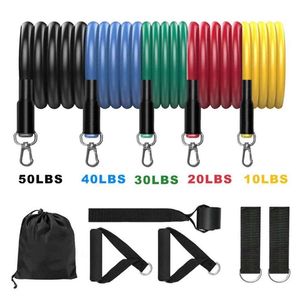 17-delige VIP 17 stks Pull Touw Oefeningen Resistance Bands Set Training Yoga Band Gym Fitnessapparatuur Muslce 201 285 W2