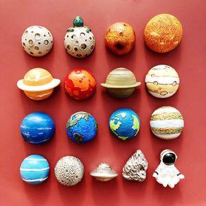 17 Planet Moon Sun Refrigerant Magnetic Stickers 3D ASTRONAUT