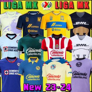 23 24 Club America Cruz Azul Soccer Jersey 2023 2024 Guadalajara Chivas Tijuana Unam Tigres Atlas Home Away Thirid Liga Football Shirts Cf Pachuca Mexico Monterrey